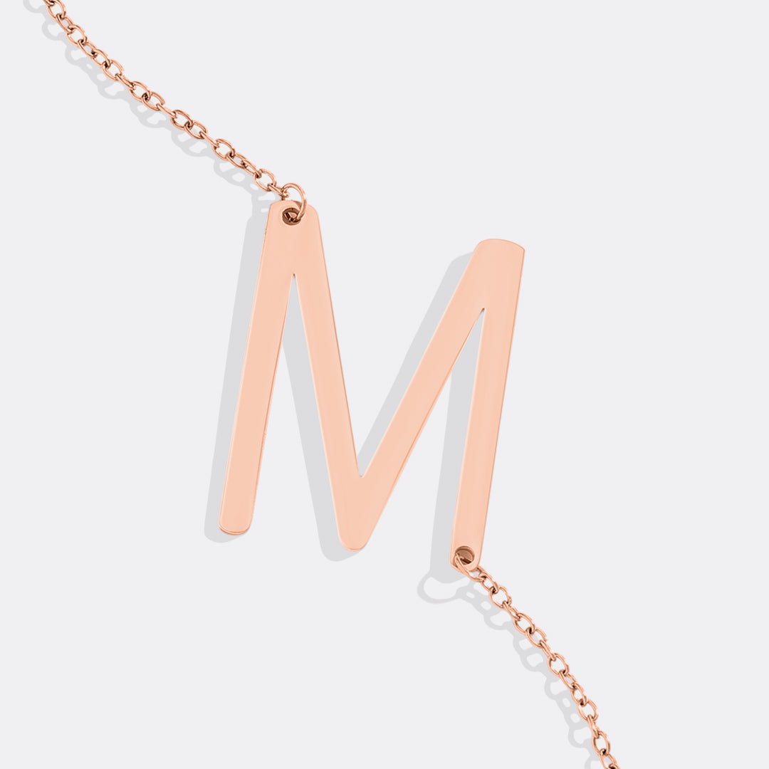 Mint & Lily Statement Initial Necklace