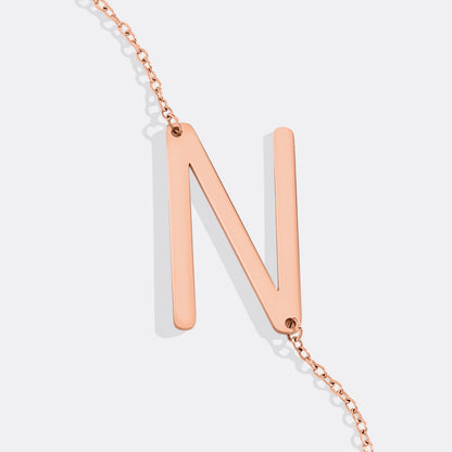 Mint & Lily Statement Initial Necklace