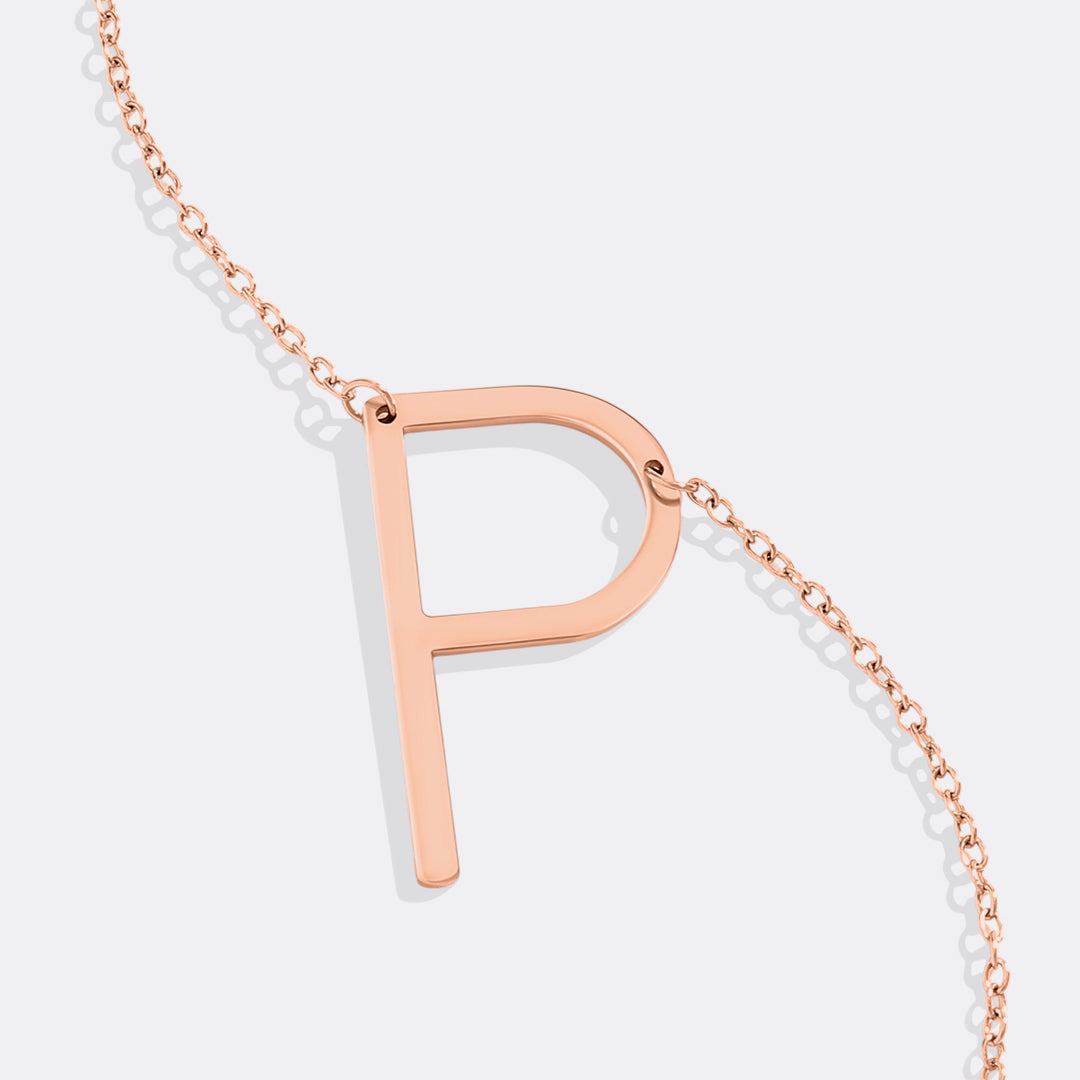 Mint & Lily Statement Initial Necklace