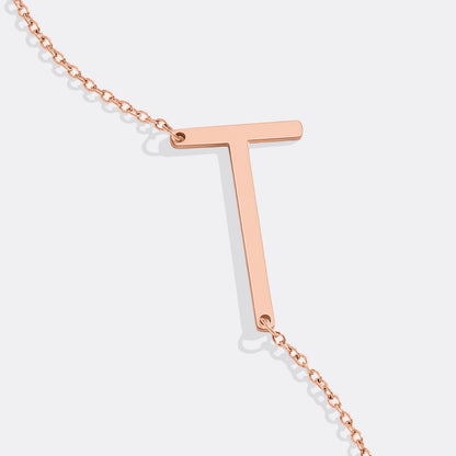 Mint & Lily Statement Initial Necklace