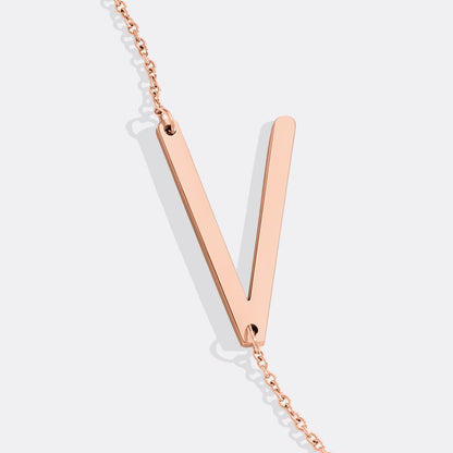 Mint & Lily Statement Initial Necklace