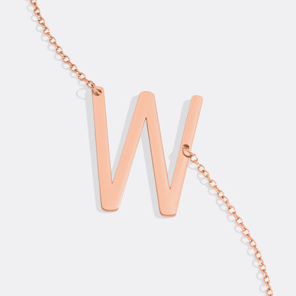 Mint & Lily Statement Initial Necklace