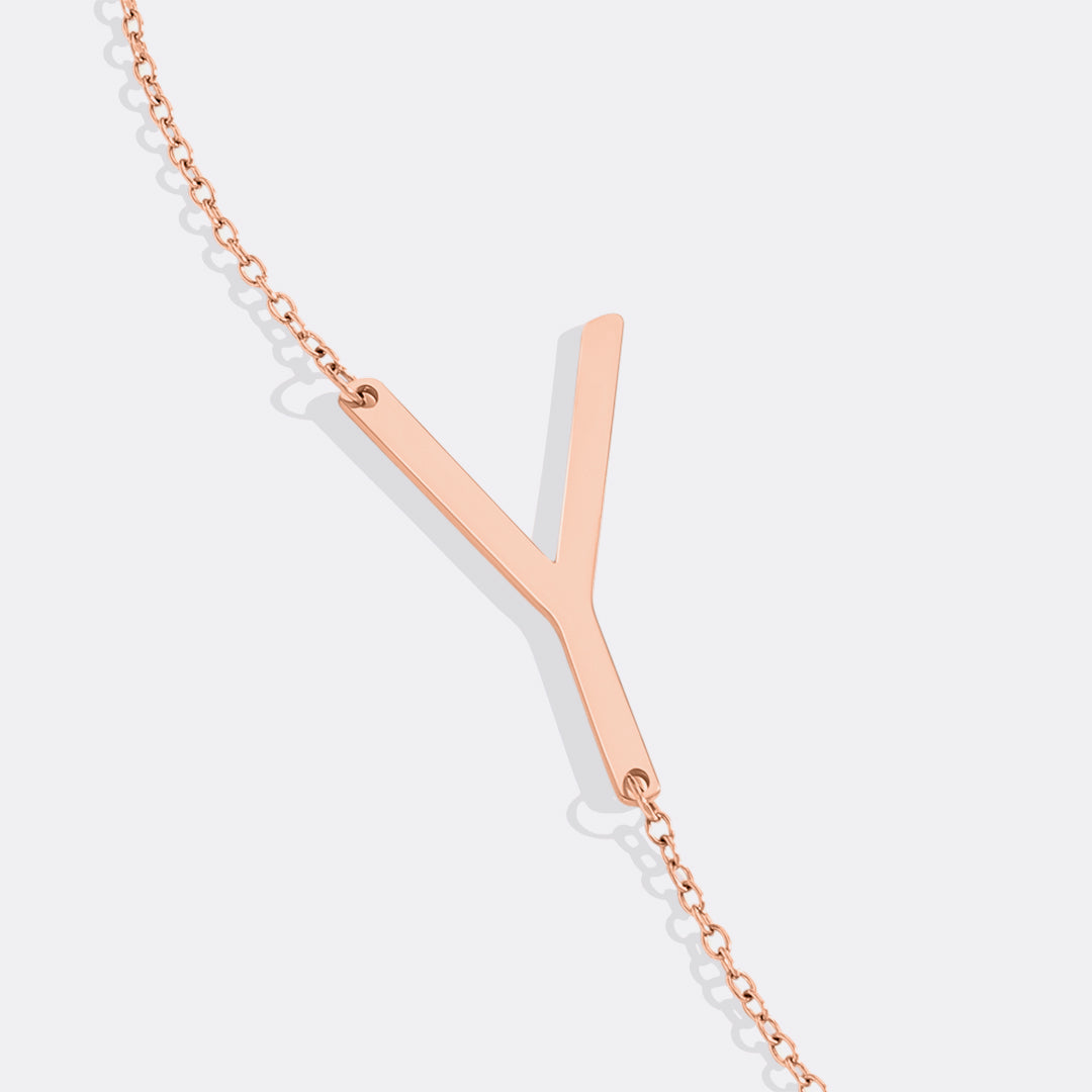 Mint & Lily Statement Initial Necklace