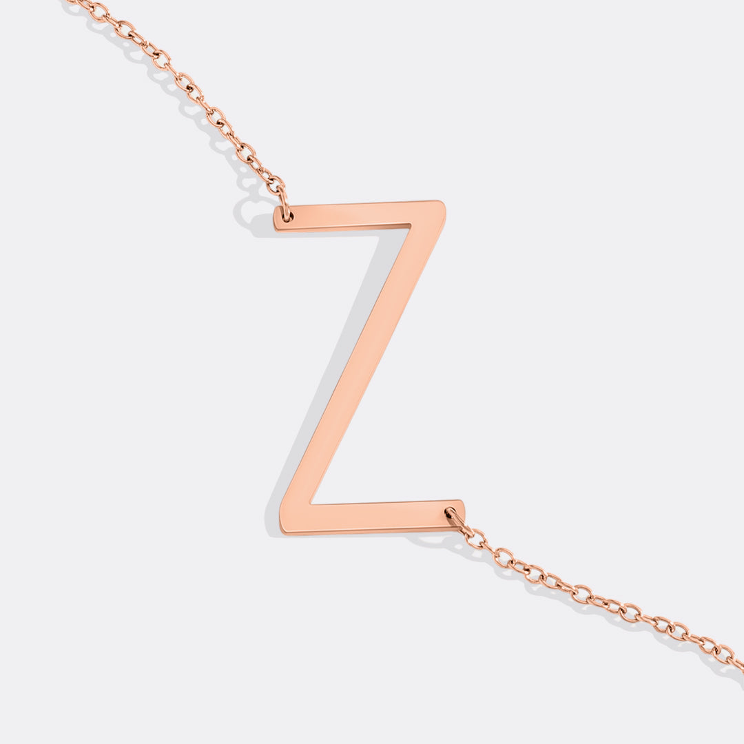 Mint & Lily Statement Initial Necklace