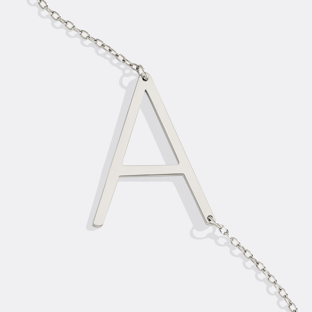 Mint & Lily Statement Initial Necklace
