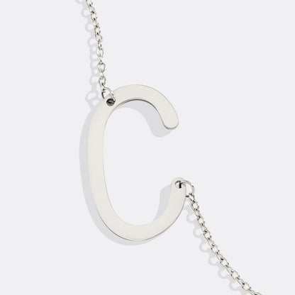 Mint & Lily Statement Initial Necklace