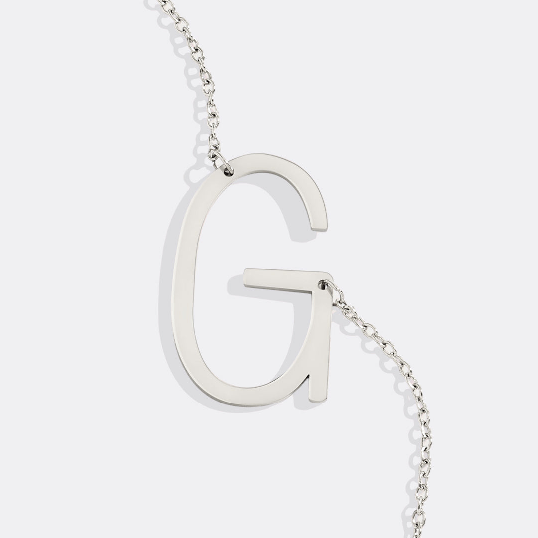 Mint & Lily Statement Initial Necklace