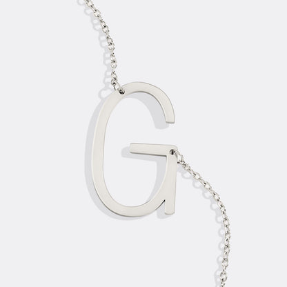 Mint & Lily Statement Initial Necklace