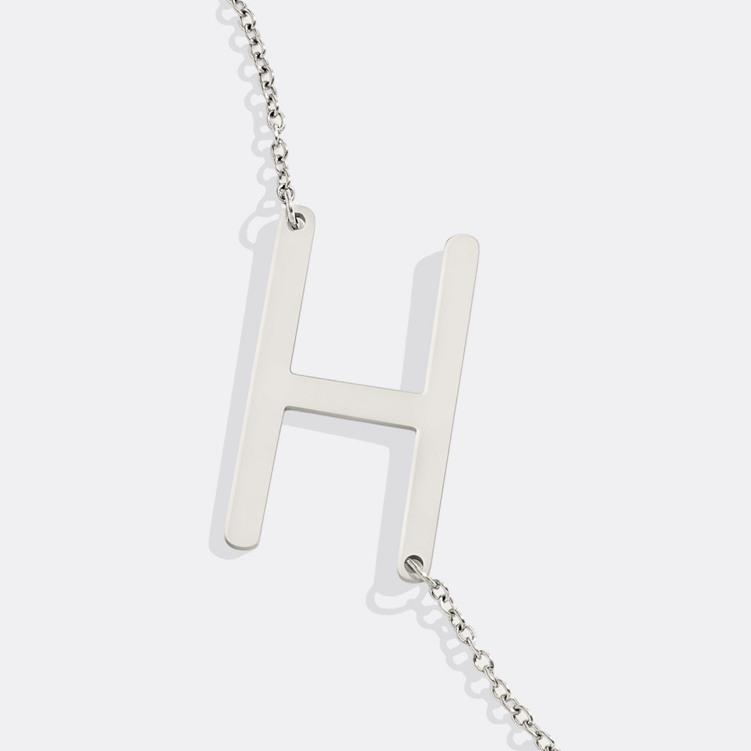Mint & Lily Statement Initial Necklace