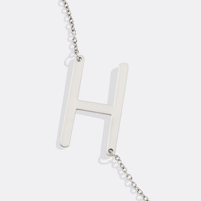 Mint & Lily Statement Initial Necklace