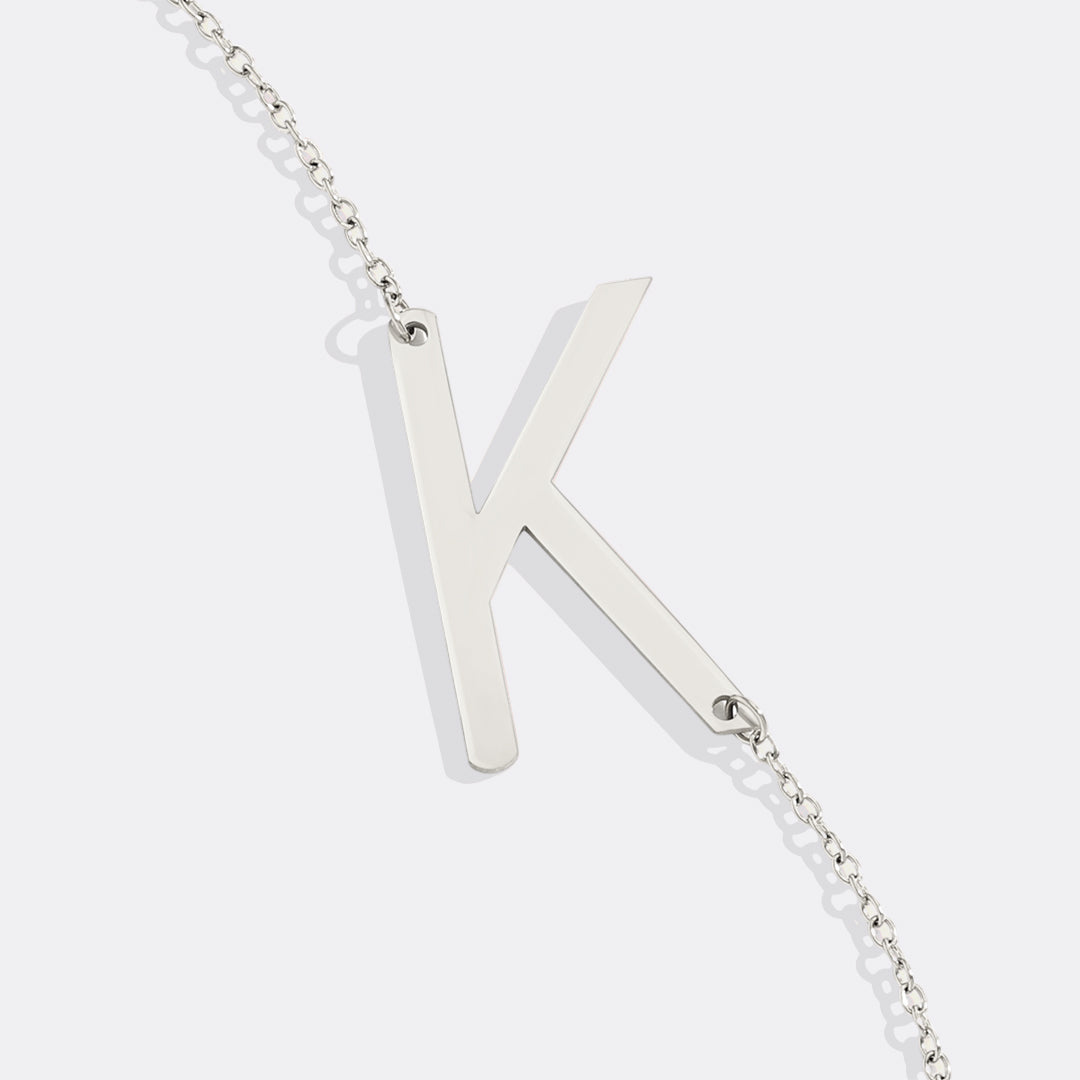 Mint & Lily Statement Initial Necklace