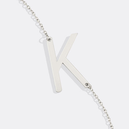 Mint & Lily Statement Initial Necklace
