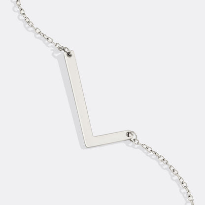 Mint & Lily Statement Initial Necklace
