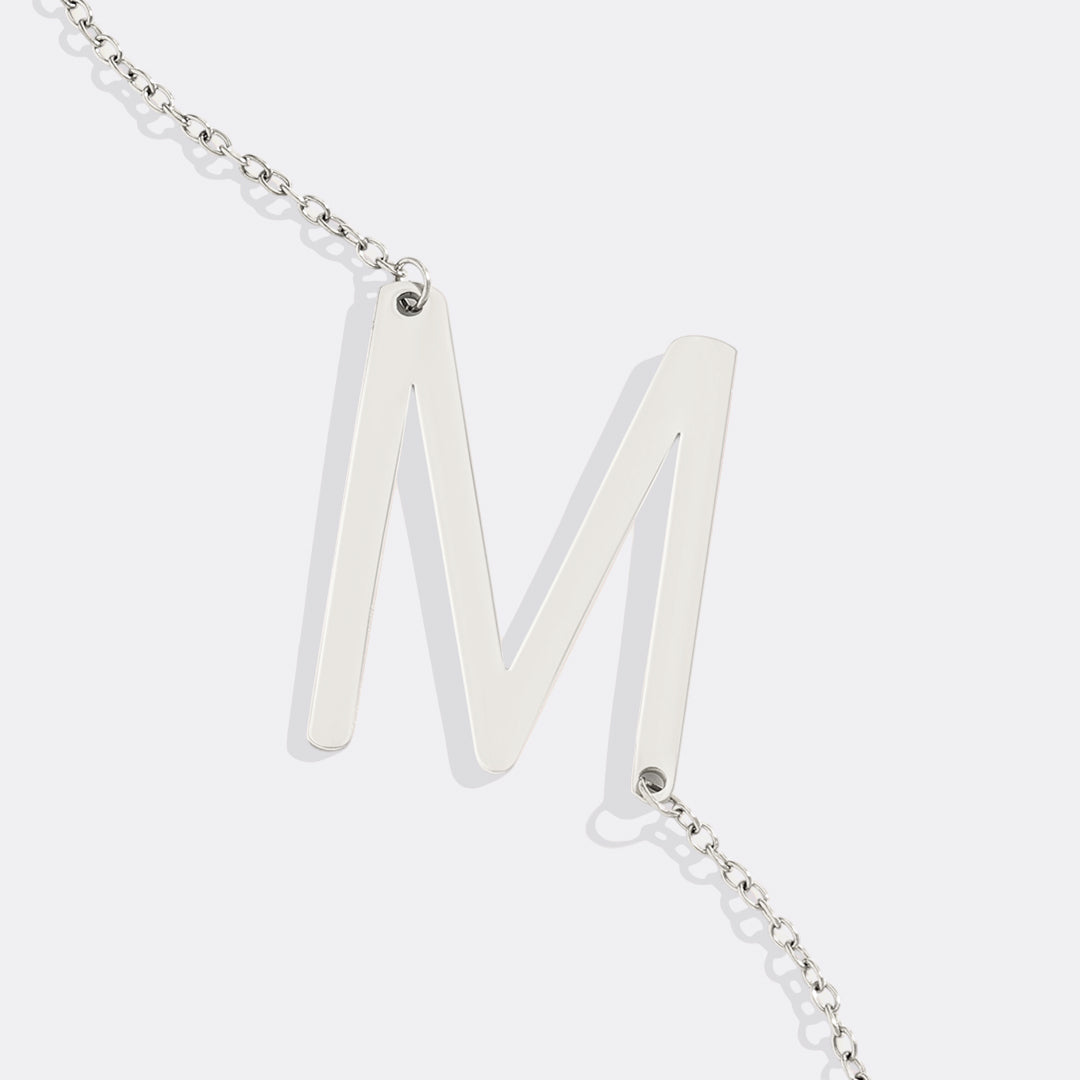 Mint & Lily Statement Initial Necklace
