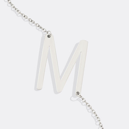 Mint & Lily Statement Initial Necklace