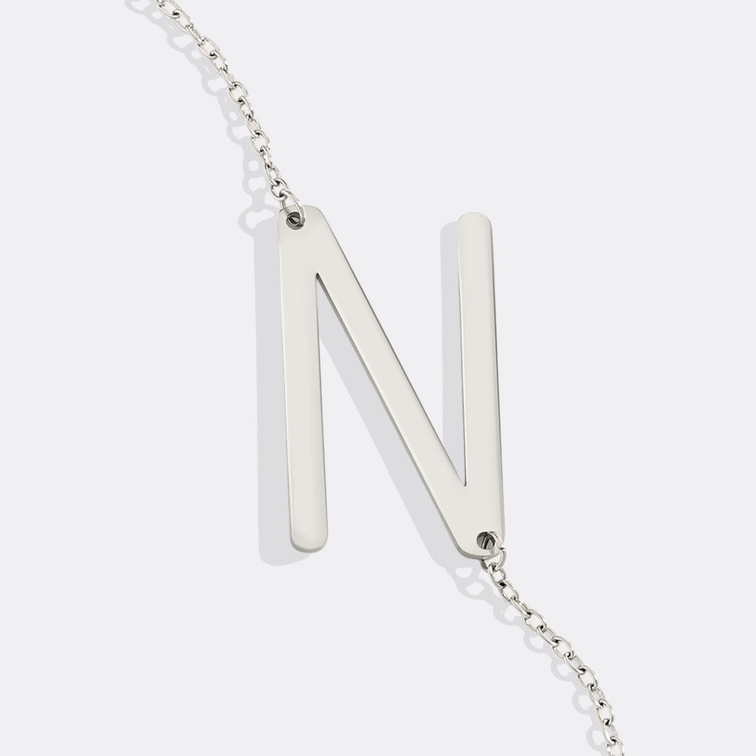 Mint & Lily Statement Initial Necklace