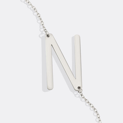 Mint & Lily Statement Initial Necklace