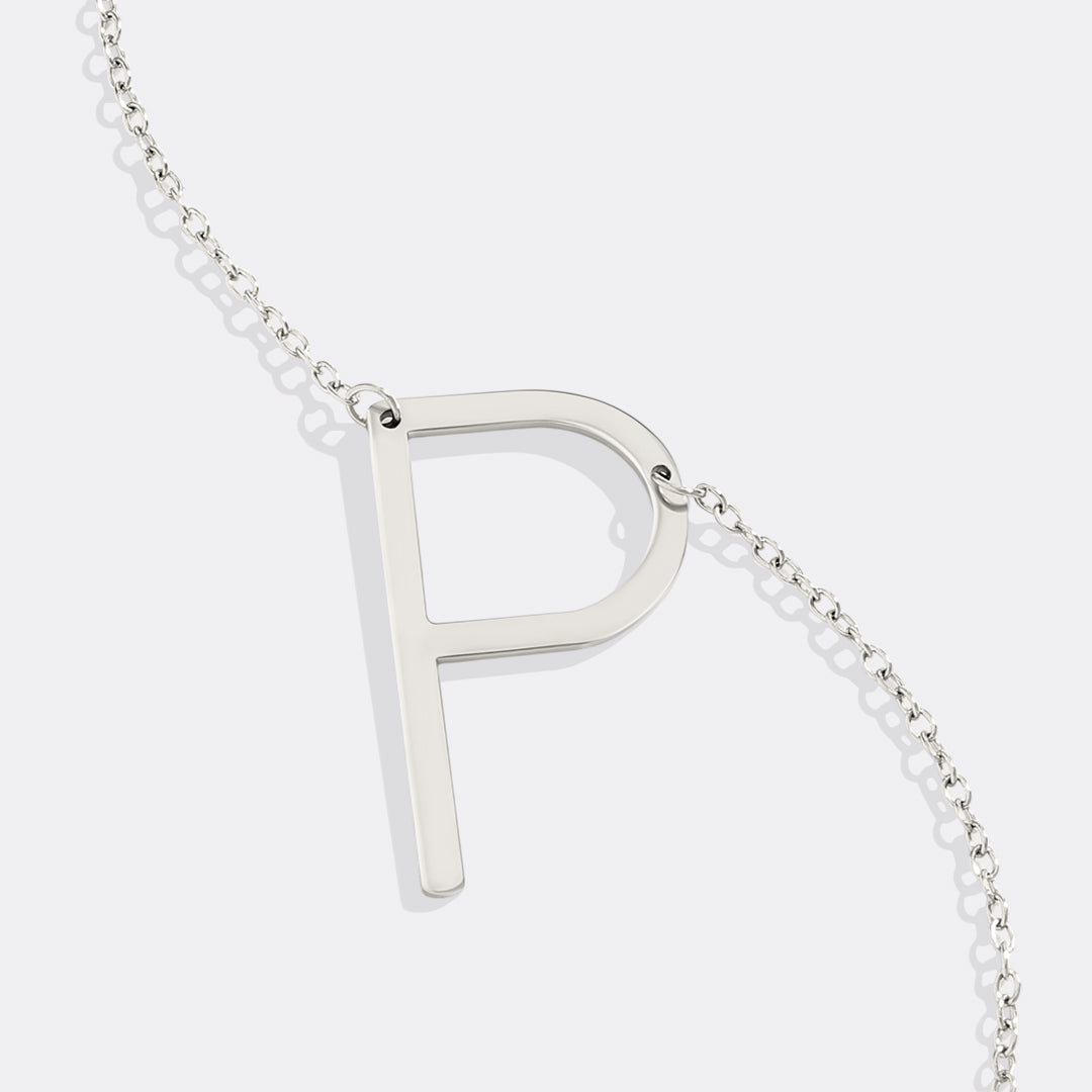 Mint & Lily Statement Initial Necklace