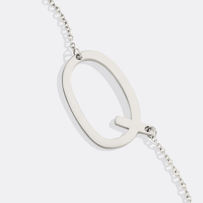 Mint & Lily Statement Initial Necklace