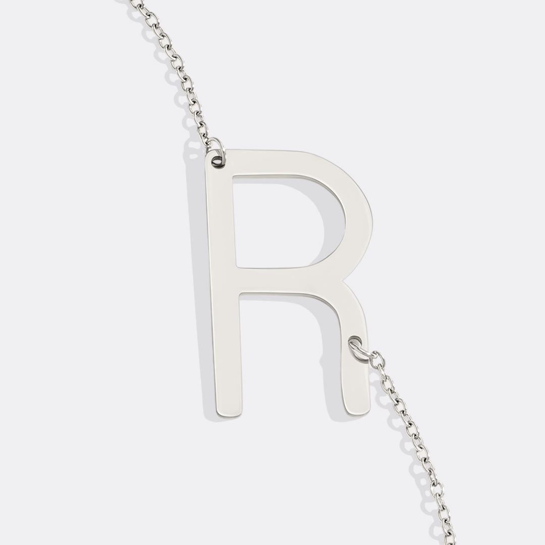 Mint & Lily Statement Initial Necklace
