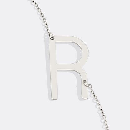 Mint & Lily Statement Initial Necklace