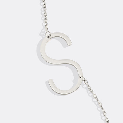 Mint & Lily Statement Initial Necklace