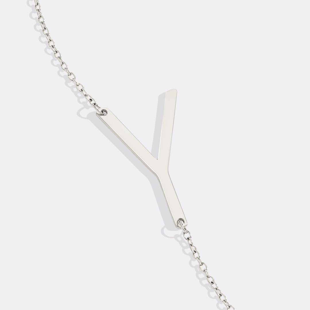 Mint & Lily Statement Initial Necklace