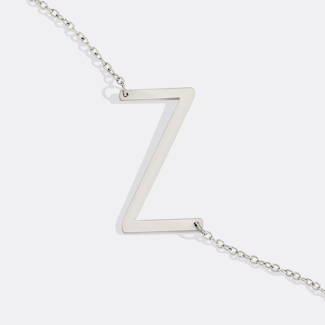 Mint & Lily Statement Initial Necklace