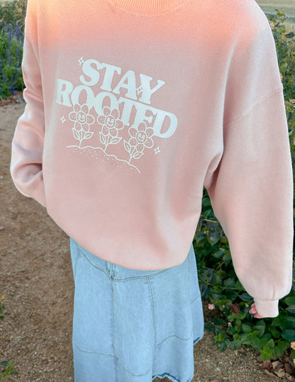 Elevated Faith Stay Rooted Knit Sweater