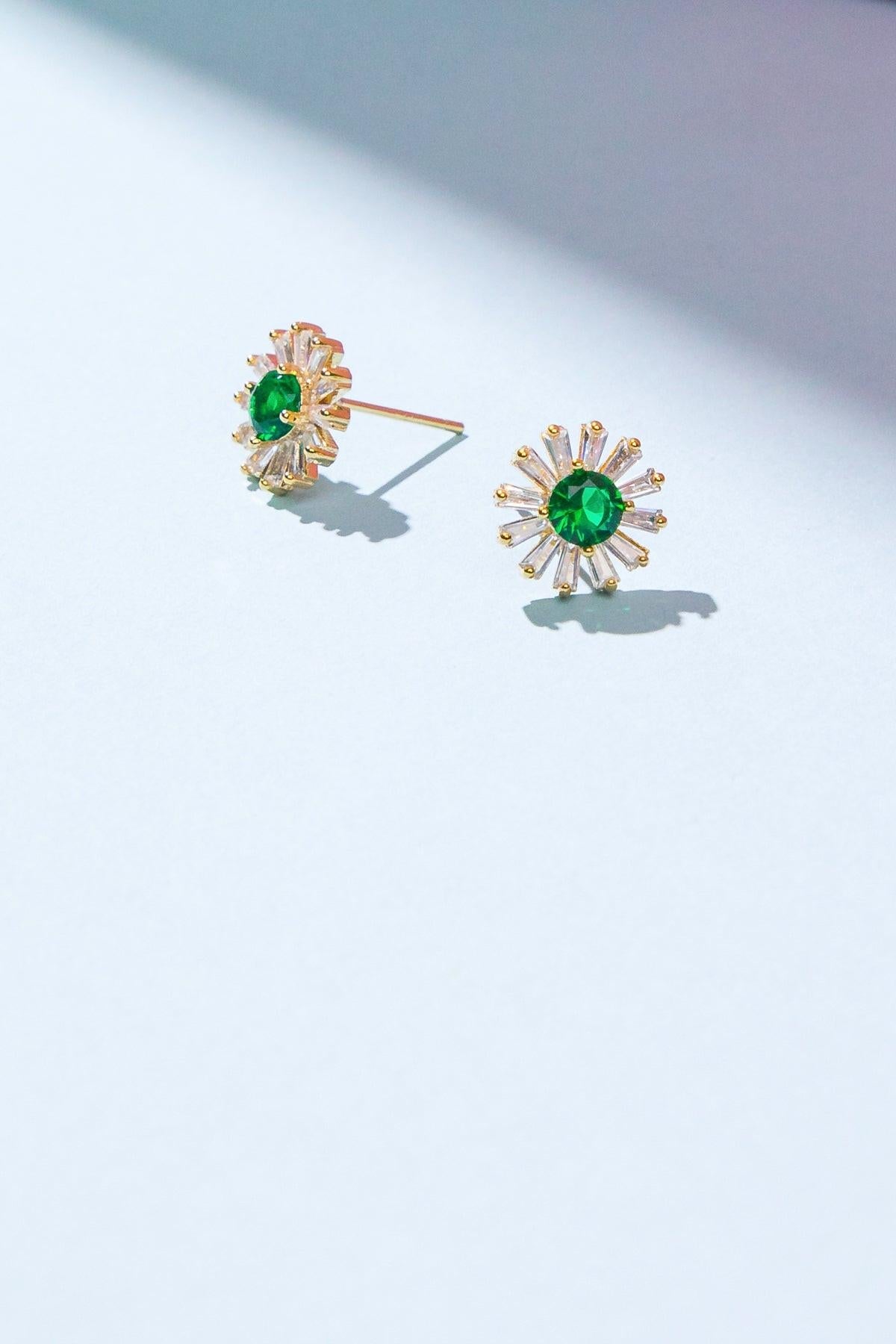 Vintage Sunflower Earrings