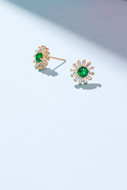 Vintage Sunflower Earrings