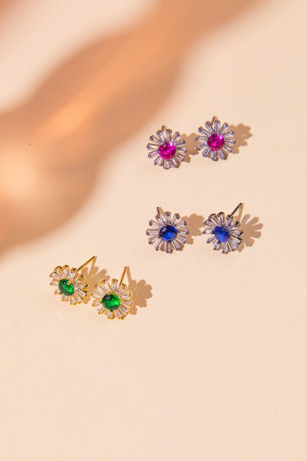 Vintage Sunflower Earrings