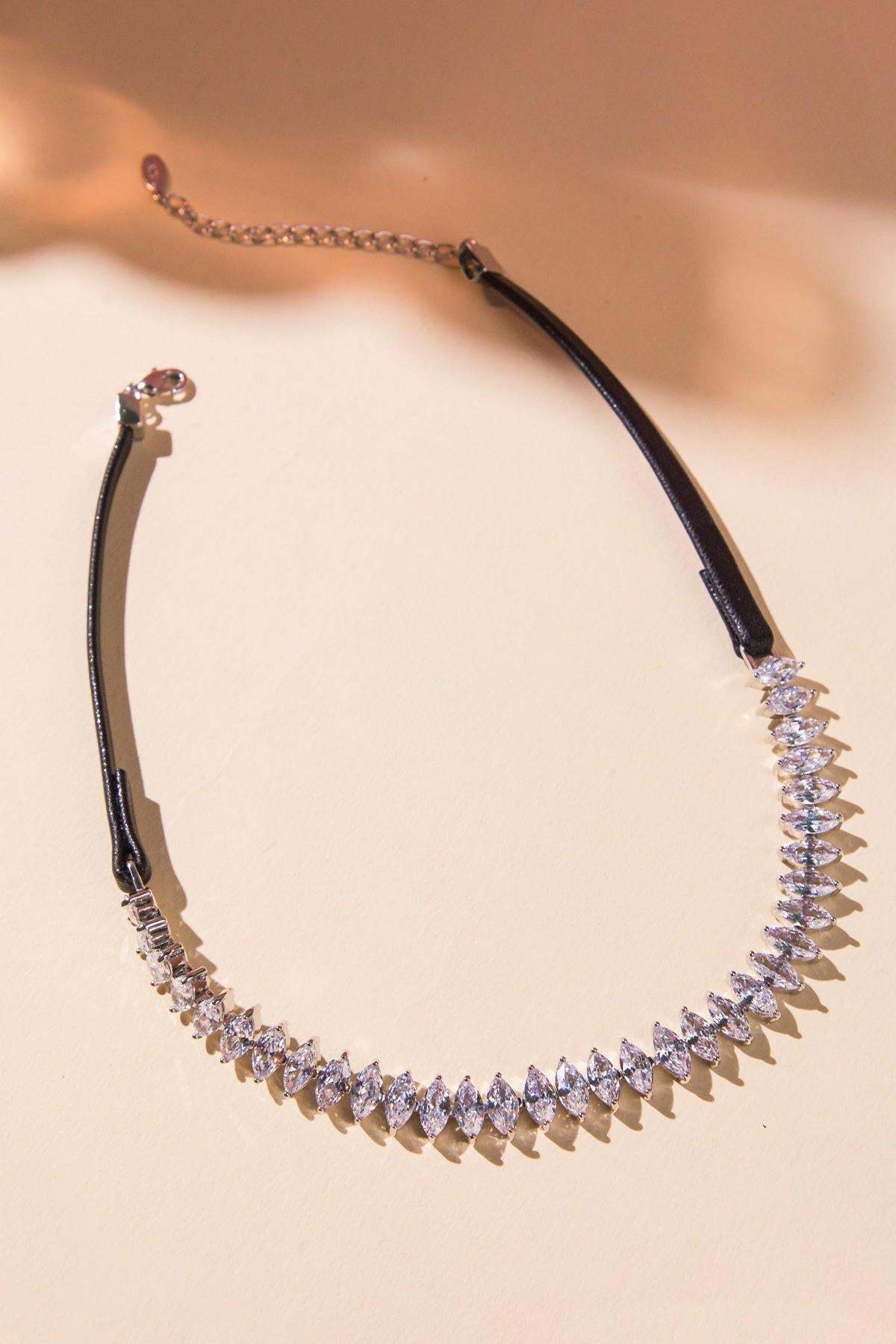 Rhinestone Diana Necklace