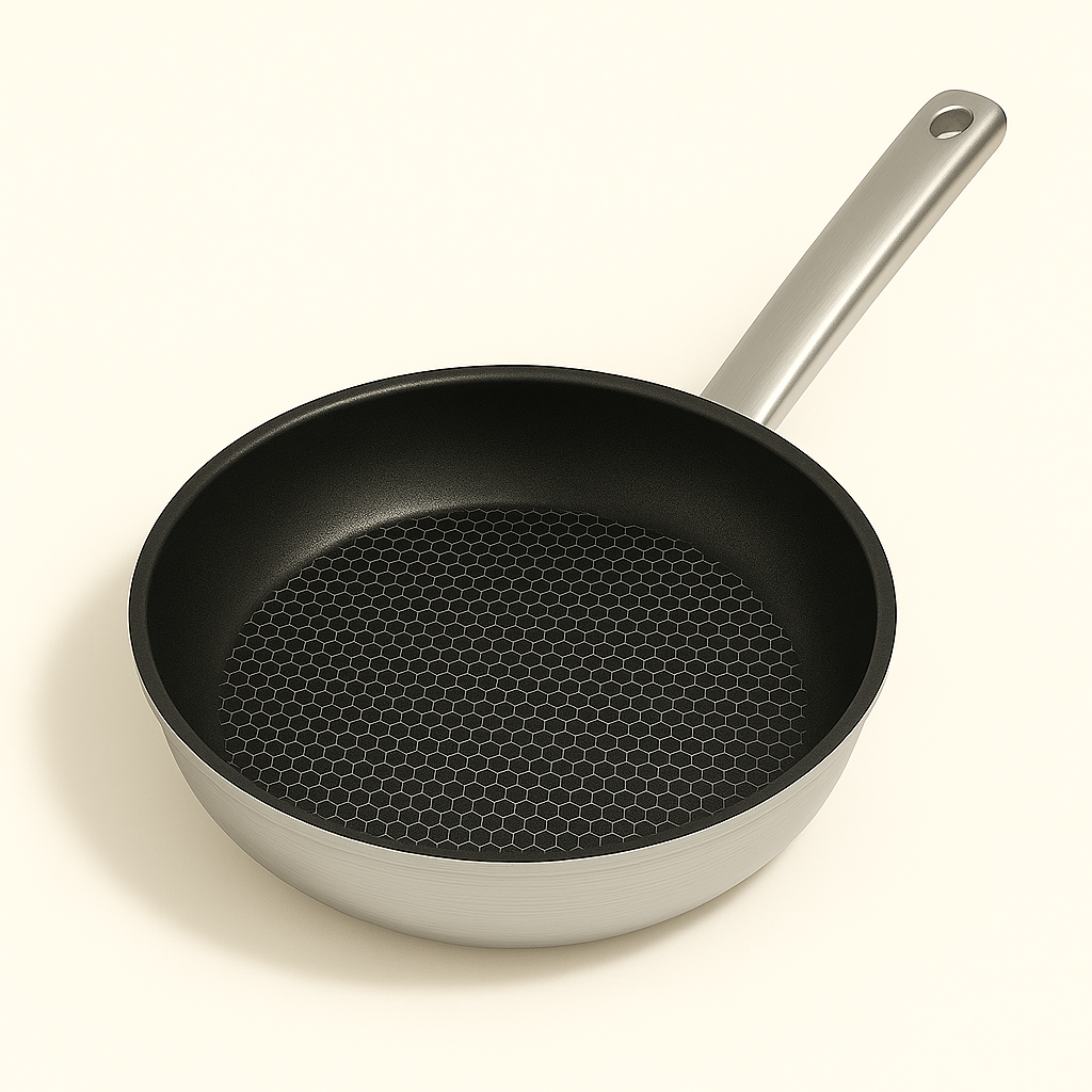 Moritz & Moritz Stainless Steel Honeycomb Non-Stick Pan 9.5"