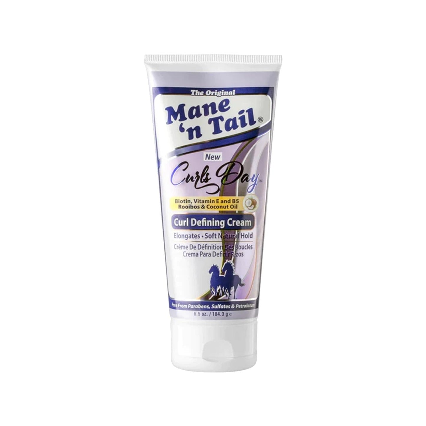 Mane 'n Tail Curls Day Curl Defining Cream: Enhance Natural Curls, Reduce Frizz, and Define Your Hair (184g)