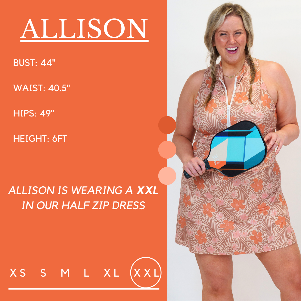 Constantly Varied Gear Half Zip Dress - Sunkissed