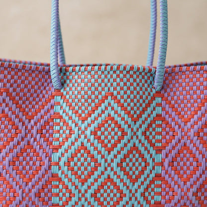 Sunset Woven Super Tote