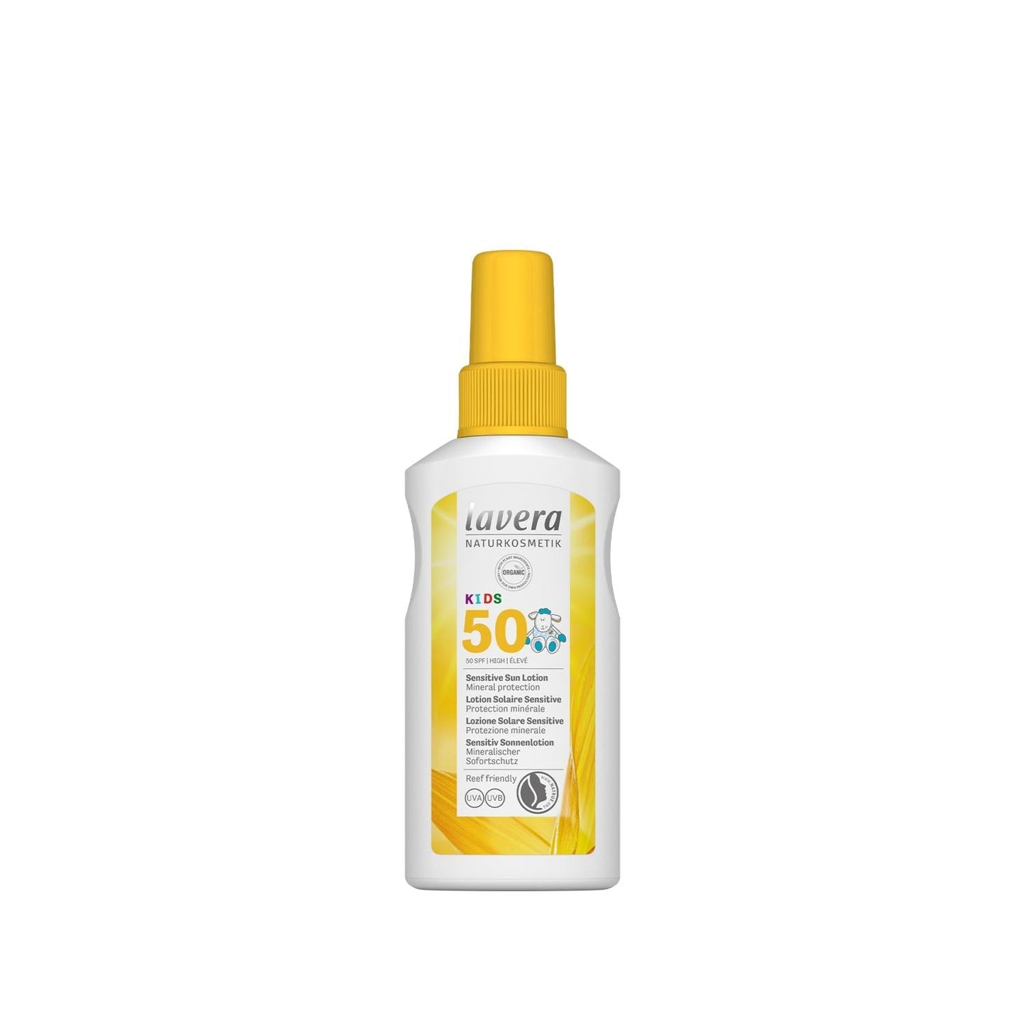 Lavera Children's Sunscreen Lotion SPF 50 - Gentle, Natural Sun Protection for Kids - 3.38 fl oz
