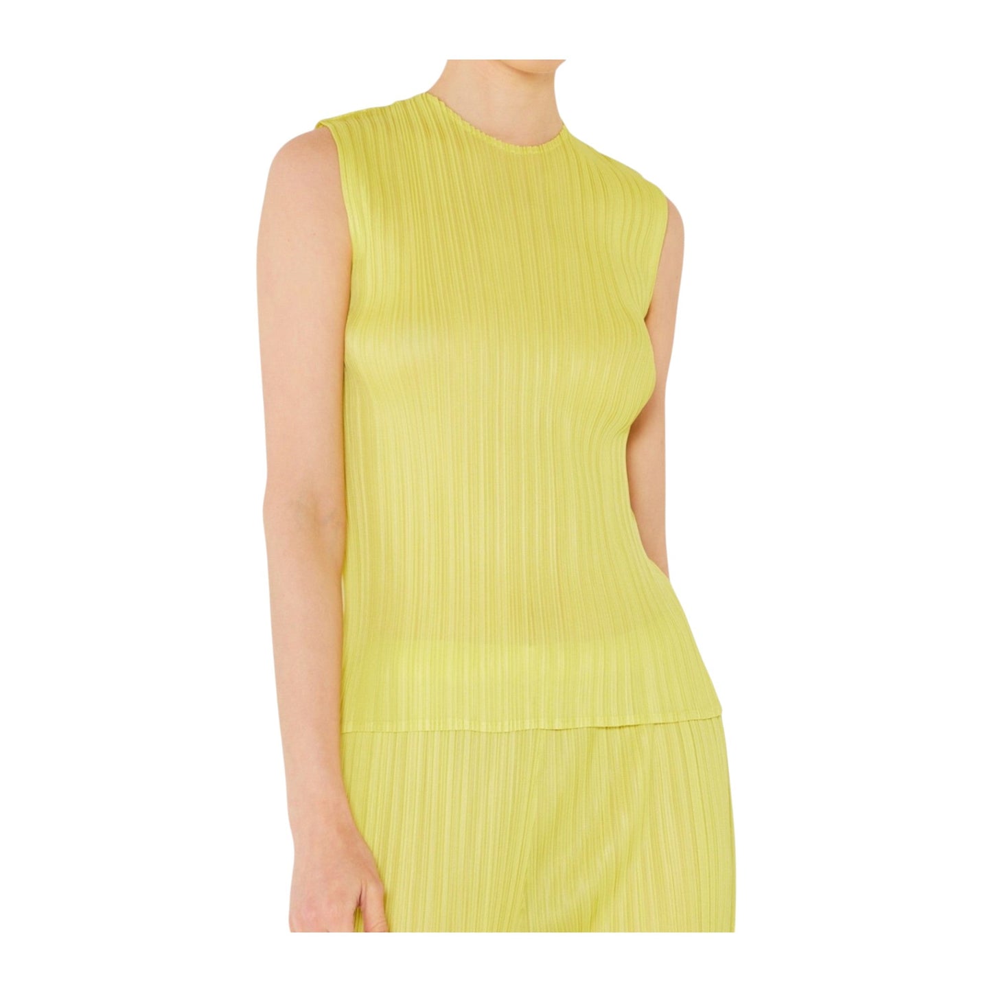 Marina West T01SL Pleated Sleeveless Tank Top