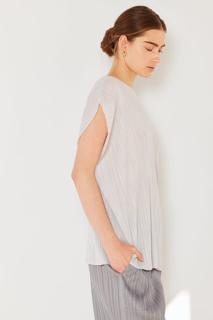 Marina West T02SR Pleated Dolman Sleeve Top