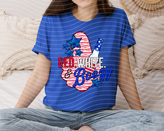 Red White & Boozy Graphic Tee