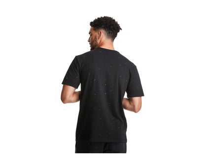 Champion C Life Heritage Paint Splatter Men's T-Shirt — Black