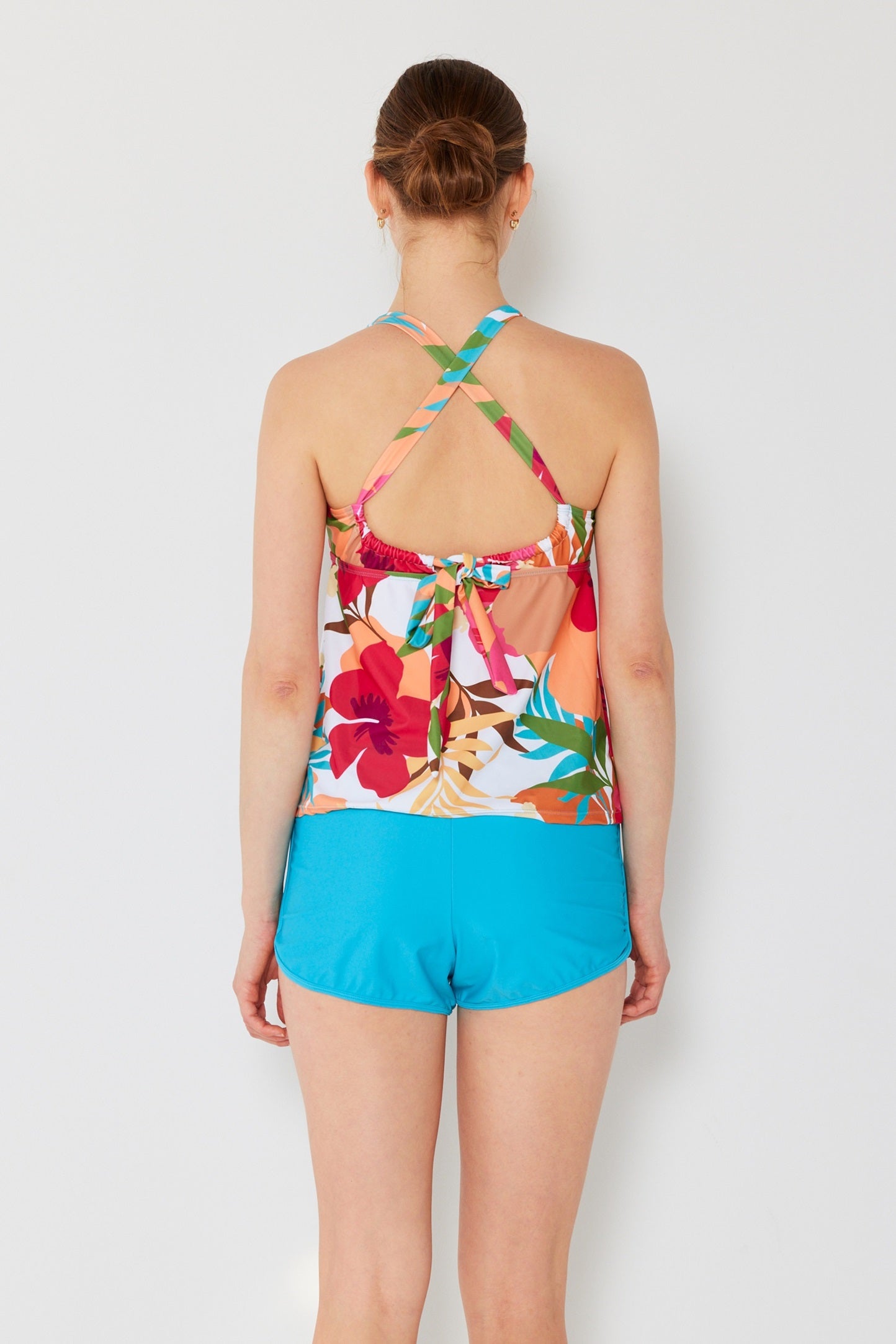 Marina West T7033 Tankini Set (Hibiscus)