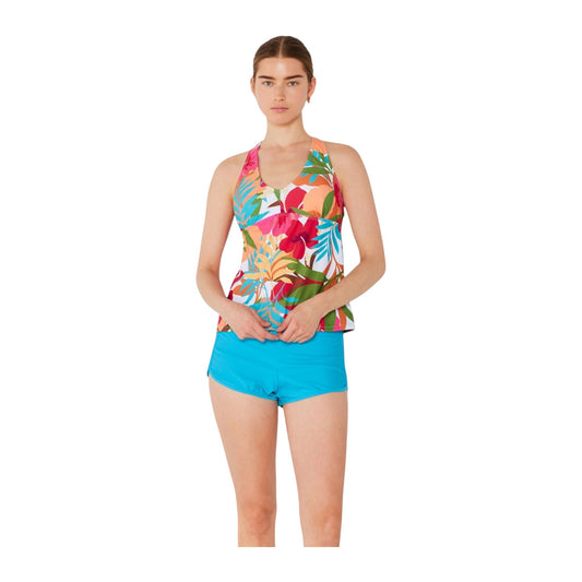 Marina West T7033 Tankini Set (Hibiscus)