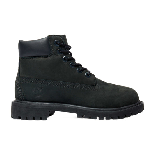 Timberland Preschool 6" Premium Boot 'Black Nubuck Little Kids' Boots