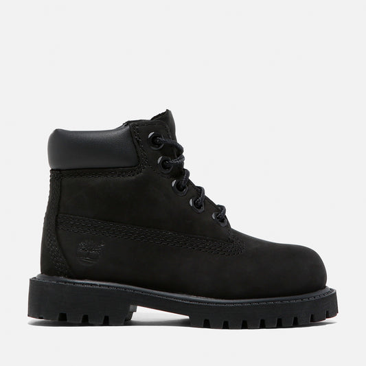 Toddlers Timberland 6 Inch Premium Boot 'Triple Black'
