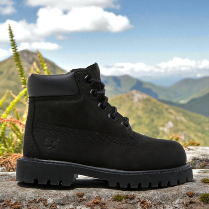 Timberland Toddlers 6 Inch Premium Boot 'Triple Black' Boots