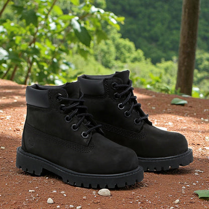 Timberland Toddlers 6 Inch Premium Boot 'Triple Black' Boots