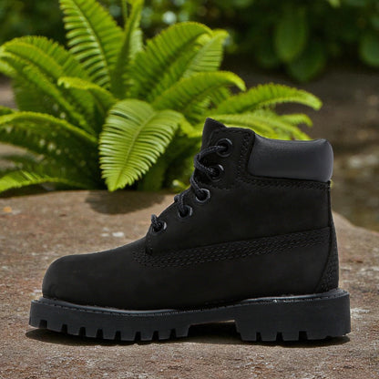 Timberland Toddlers 6 Inch Premium Boot 'Triple Black' Boots