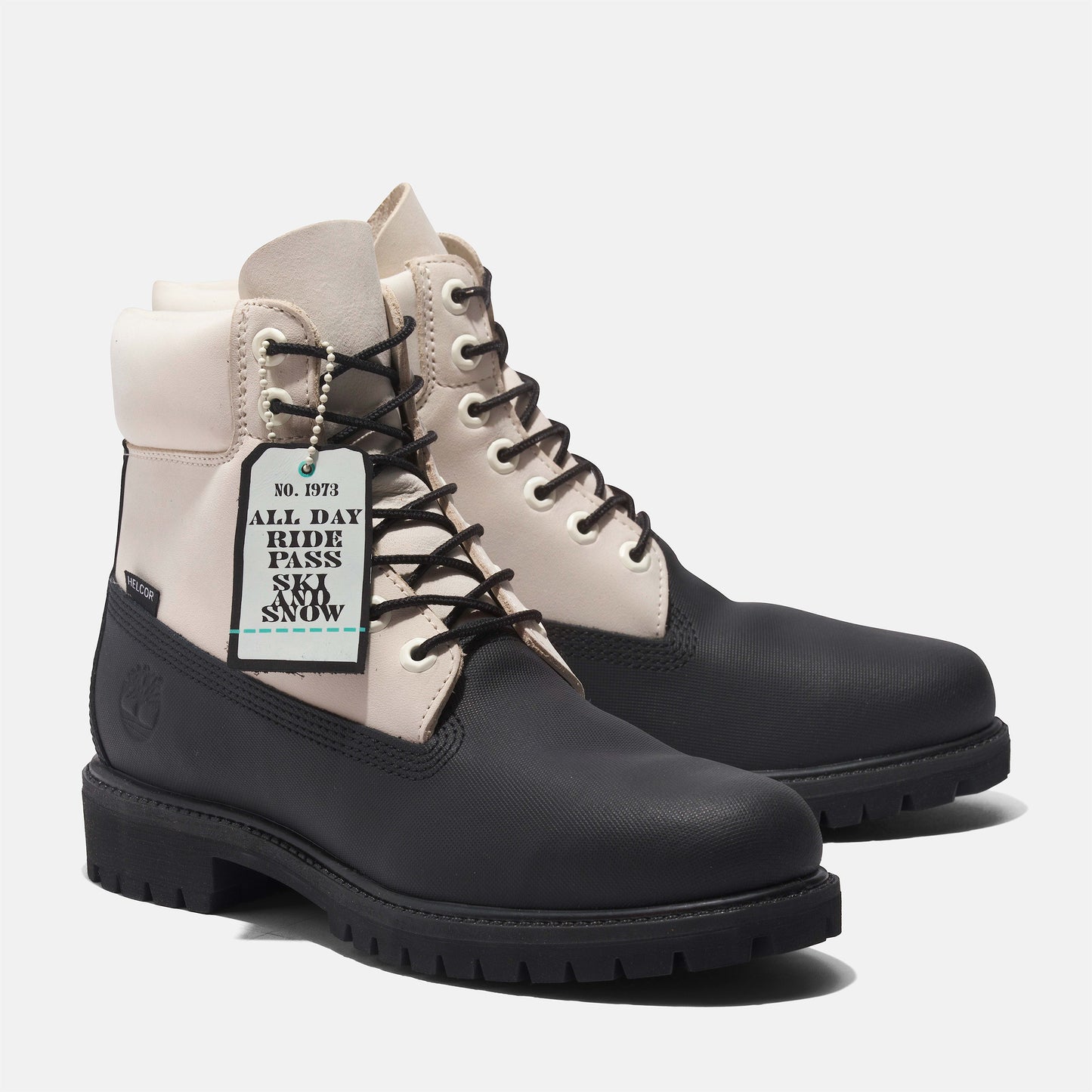 Timberland Men's 6 Inch Premium Boot 'White Black' Sneakers